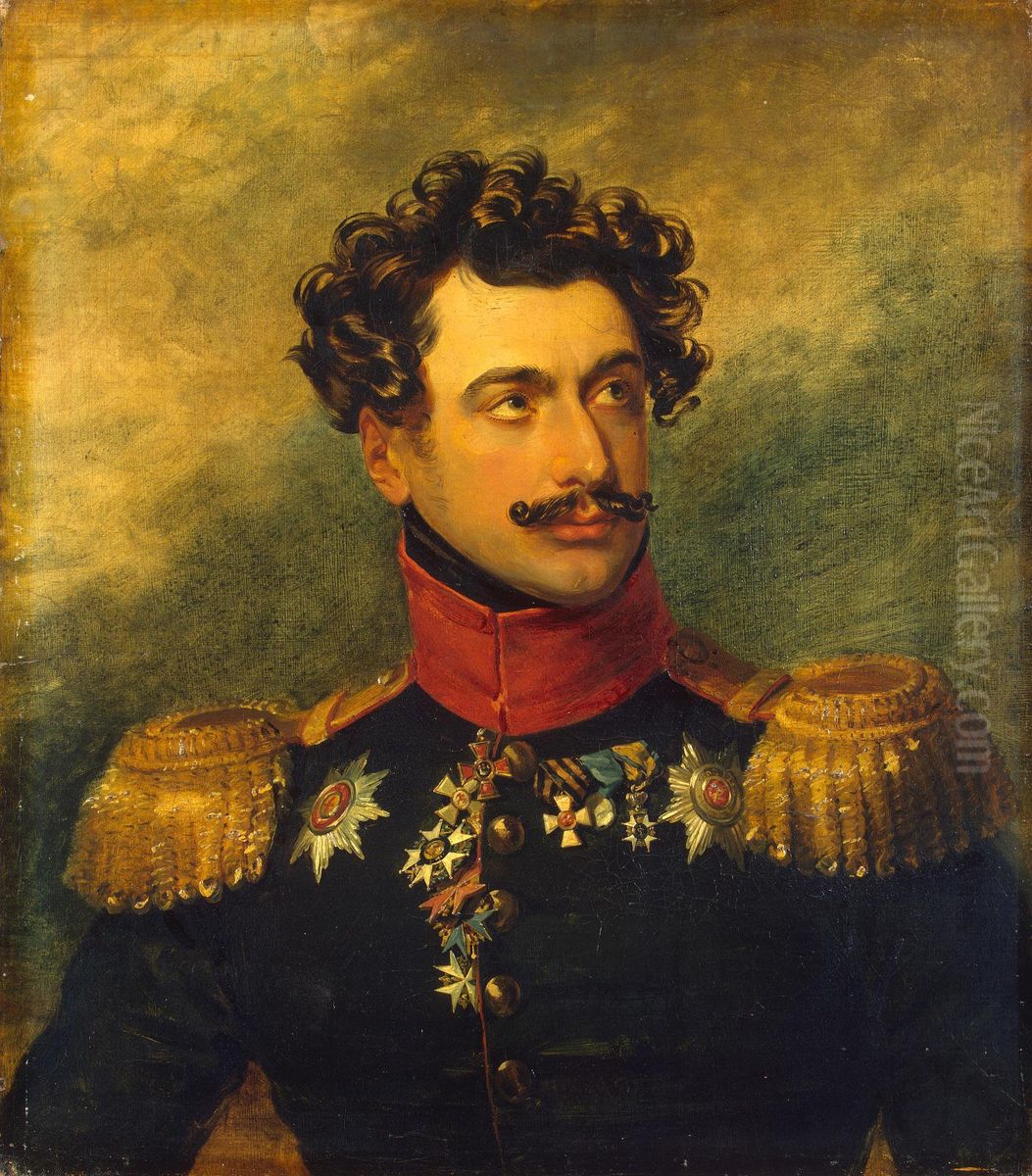 Portrait of Lev A. Naryshkin (1785-1846) Oil Painting by George Dawe