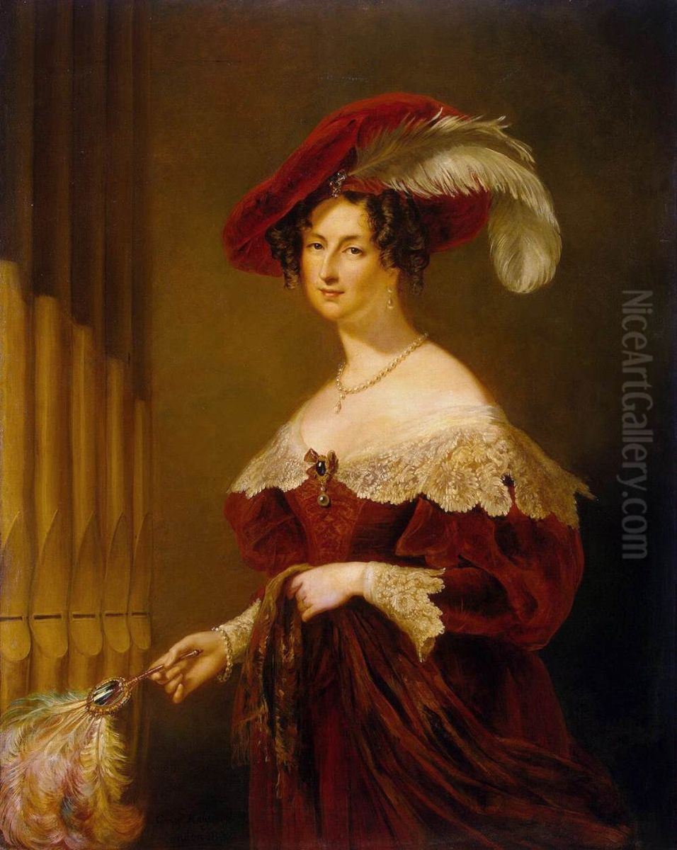 Portrait of Countess Yelizaveta Vorontsova Oil Painting by George Hayter