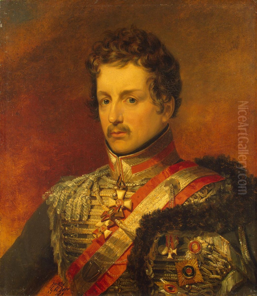 Portrait of Pyotr P. Pahlen (1777/78-1864) (1st) Oil Painting by George Dawe