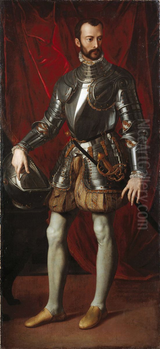 Grossherzog Francesco I. (1541-1587) von Toskana Oil Painting by Giovanni Bizzelli