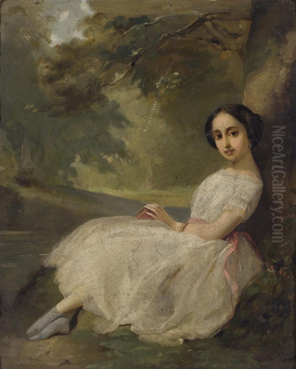 Portrait of L.L.Lazareva Oil Painting by Olga Levashova
