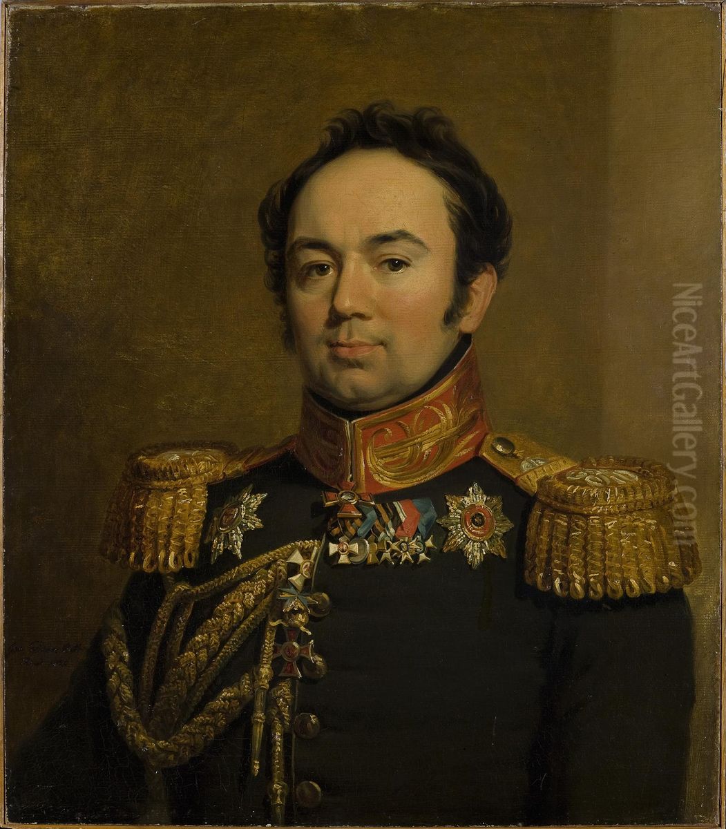 Portrait of Arseny A. Zakrevsky (1783-1865) Oil Painting by George Dawe