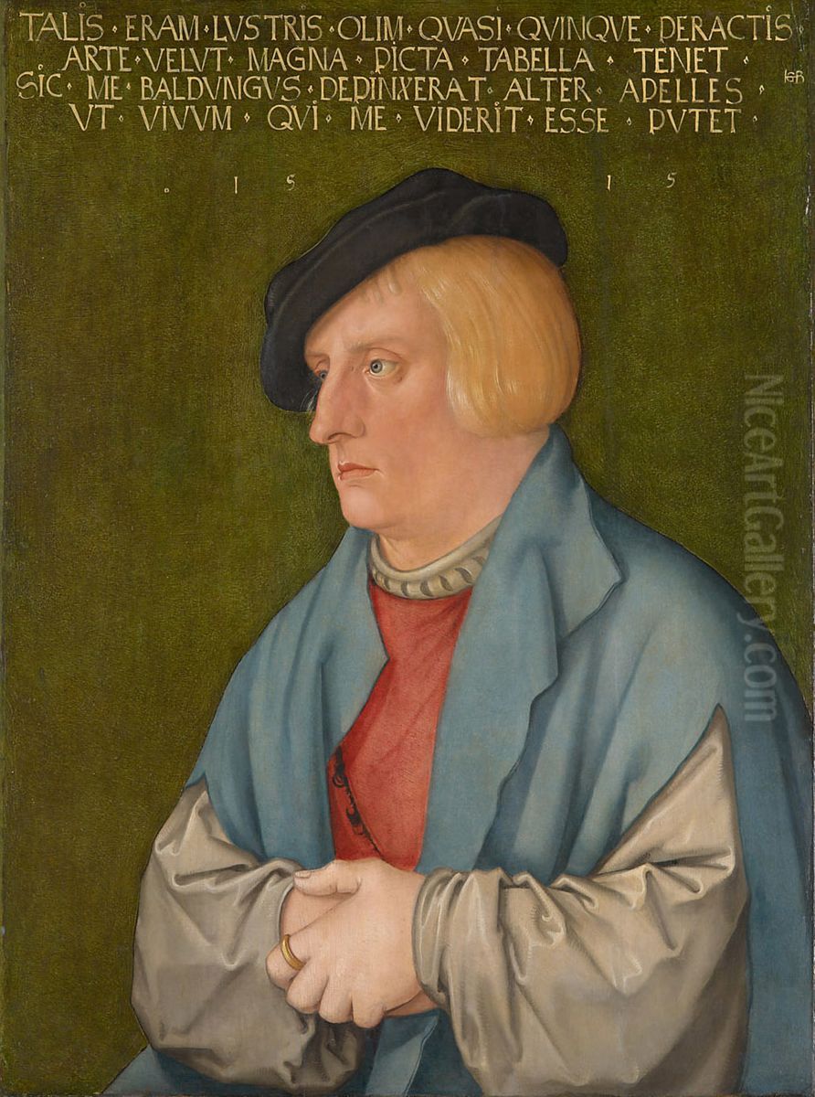 Bildnis eines jungen Mannes Oil Painting by Hans Baldung Grien