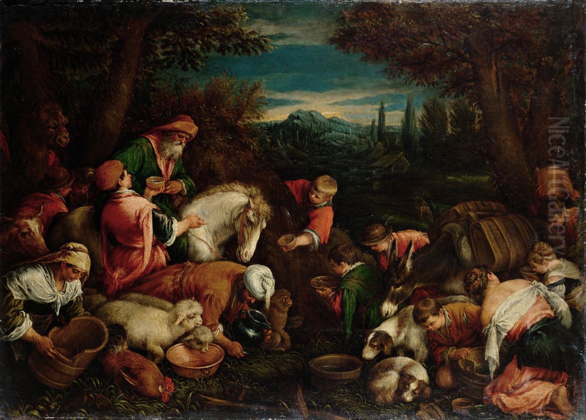 Wunder aus der Quelle von Mara Oil Painting by Francesco Bassano the Younger