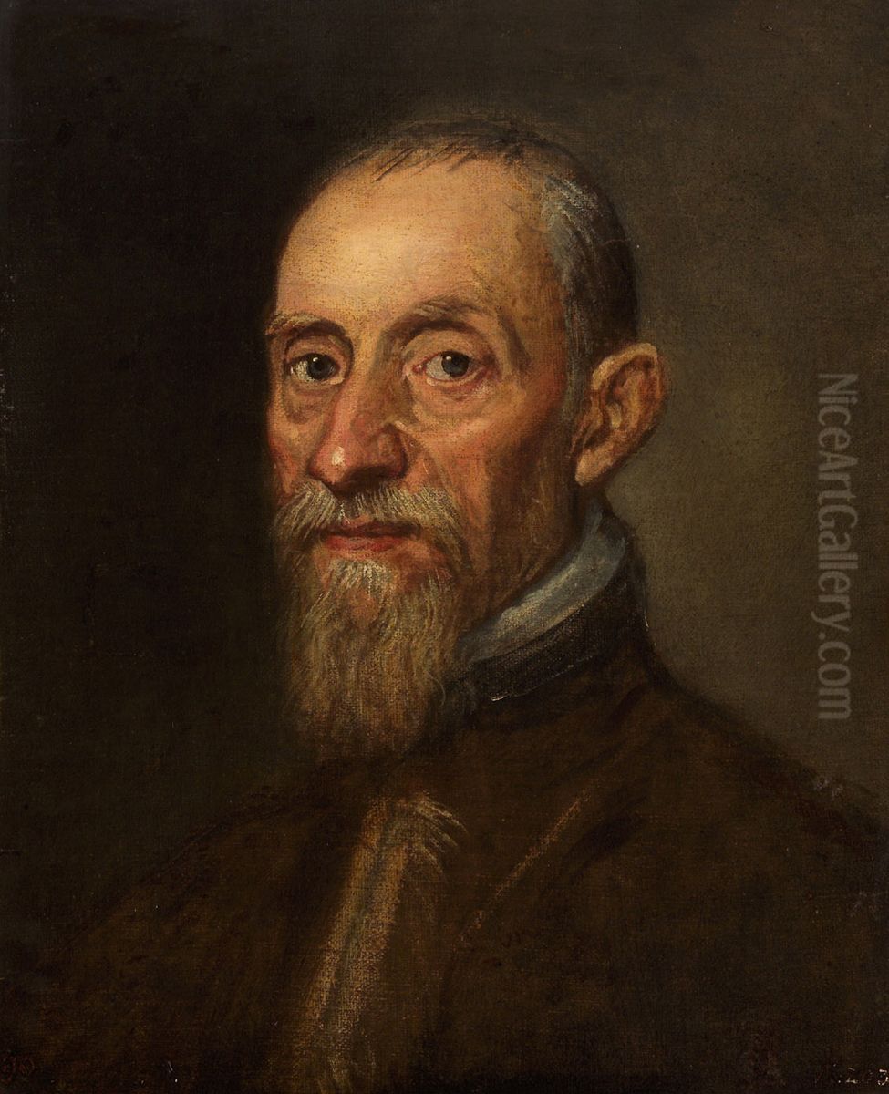Bildnis eines venezianischen Magistraten Oil Painting by Leandro Bassano