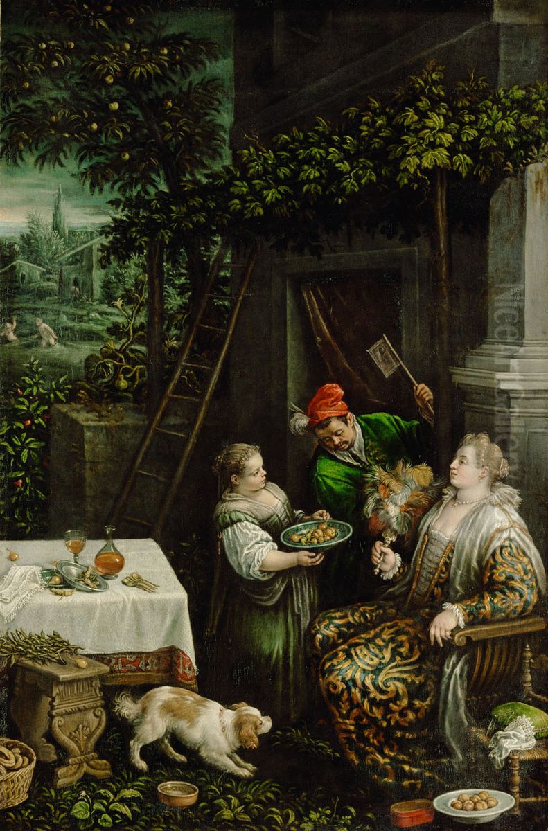 Sommer (Juli) Oil Painting by Leandro Bassano