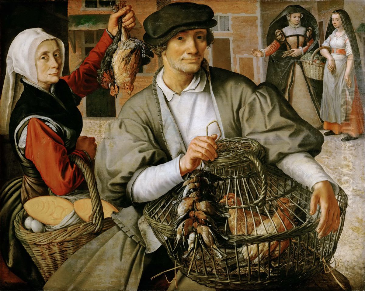 Marktszene Oil Painting by Pieter Aertsen
