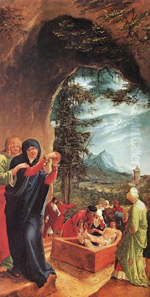 The Entombment Oil Painting by Albrecht Altdorfer