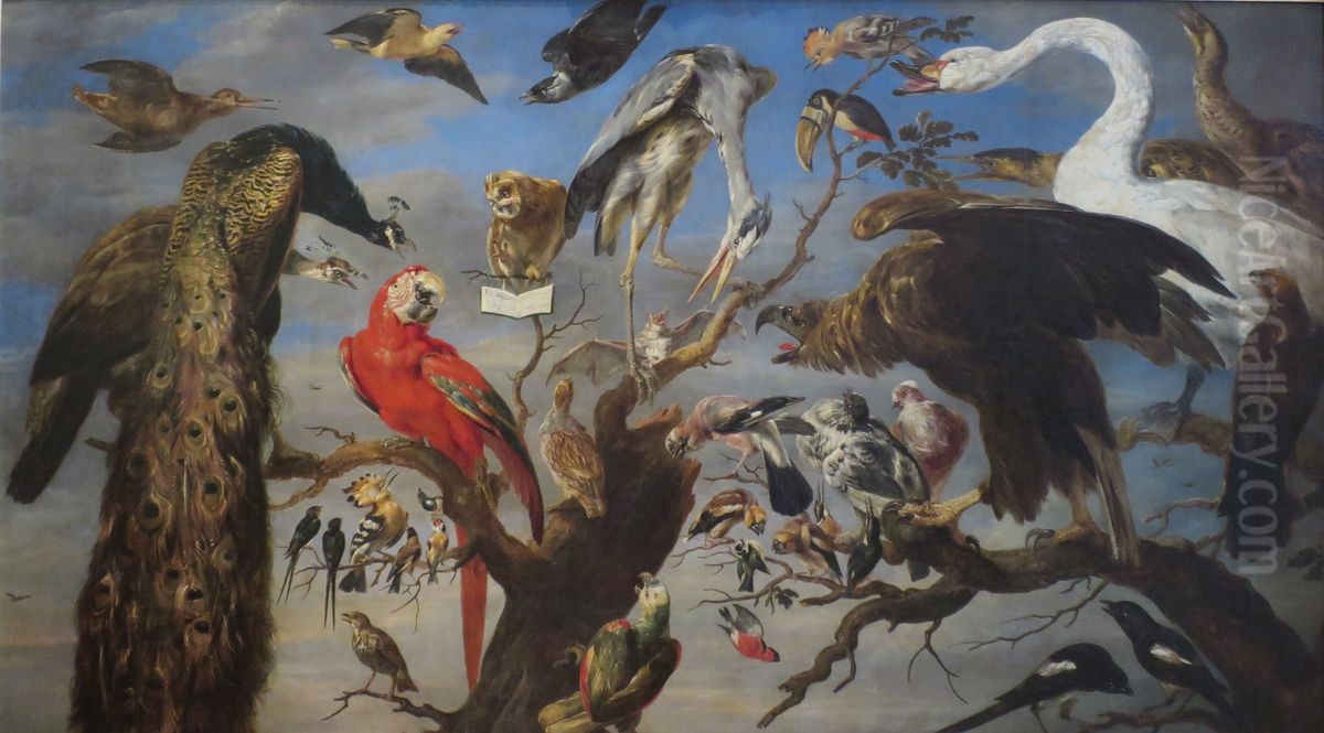 Concert of Birds Oil Painting by Frans Snyders