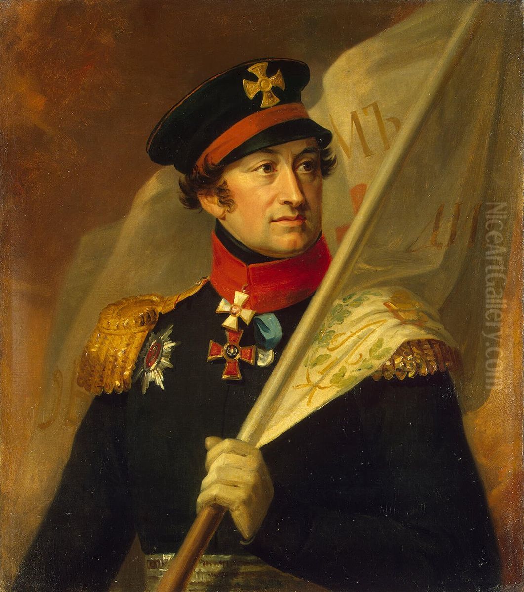 Portrait of Alexander A. Bibikov (1765-1822) Oil Painting by George Dawe