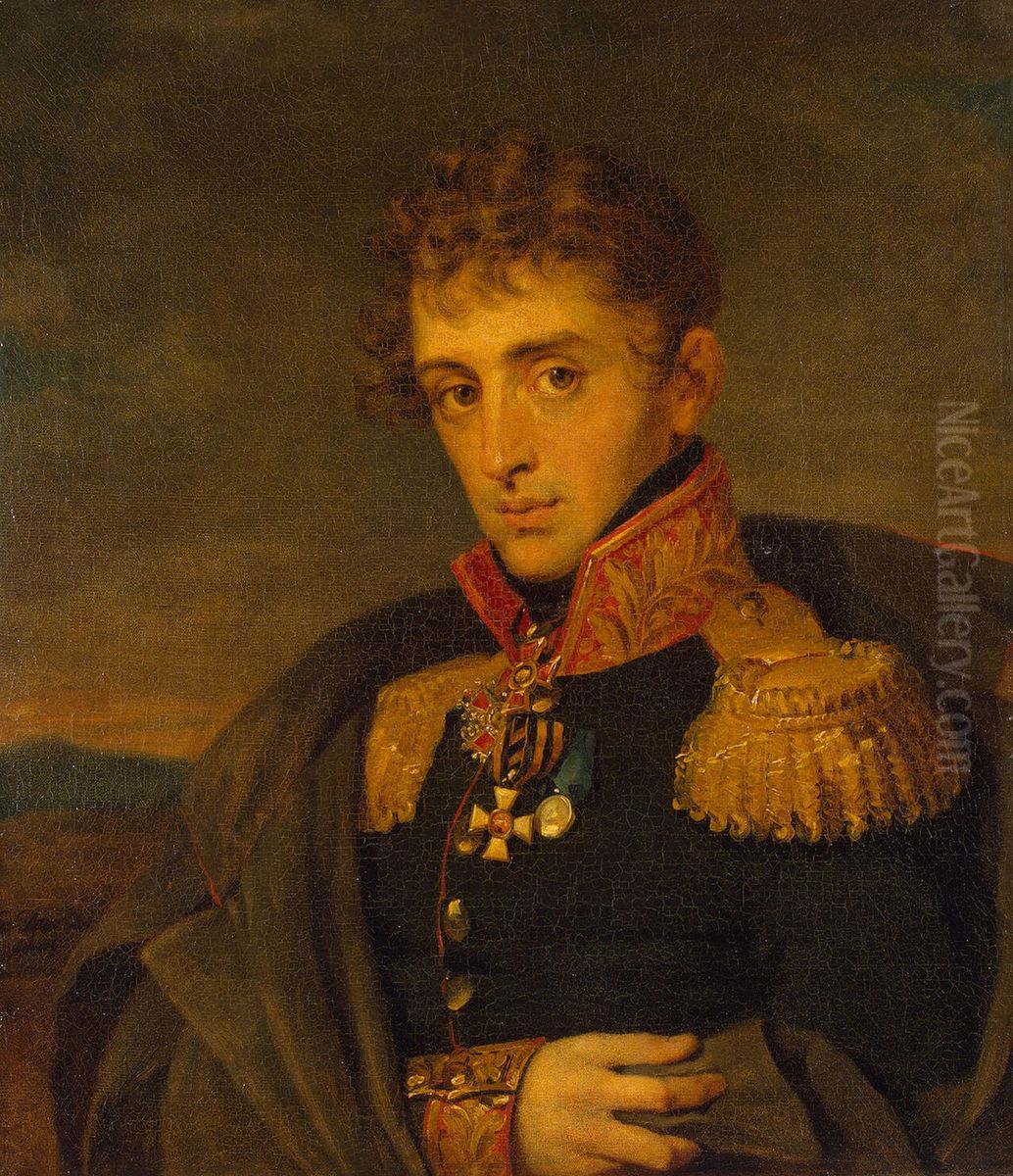 Portrait of Alexander A. Tuchkov (1777/78-1812) (4th) Oil Painting by George Dawe