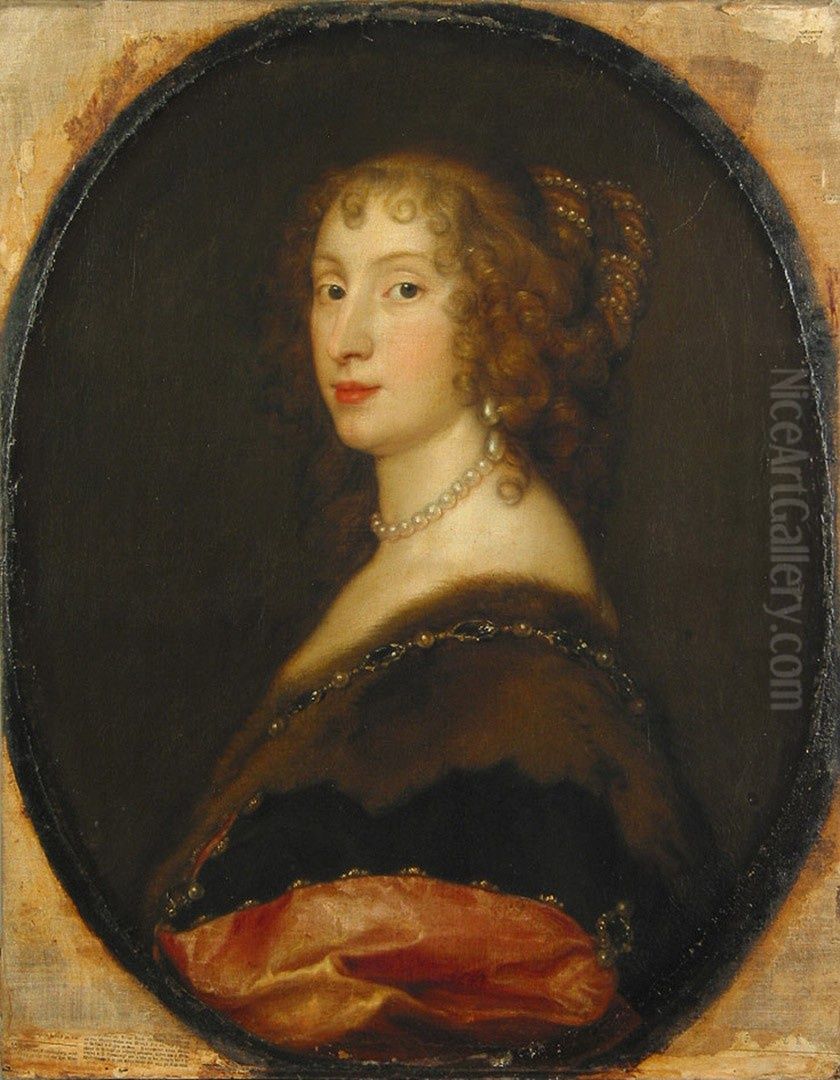 Portrait of Lady Mary Killigrew (1606-1659) Oil Painting by Sir Anthony Van Dyck