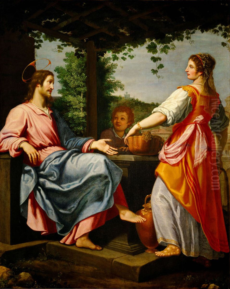 Christus und die Samariterin Oil Painting by Matteo Rosselli