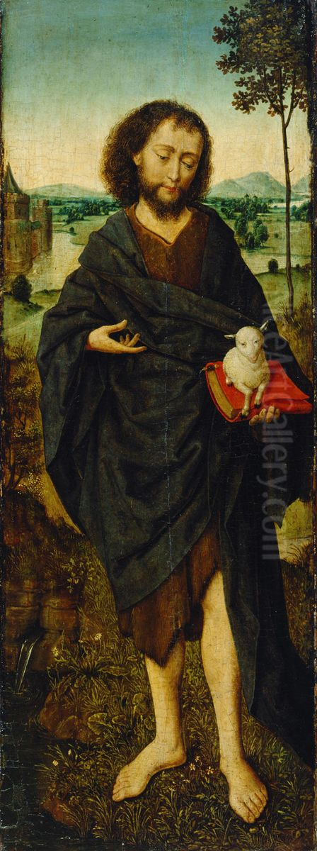 Johannes d. Taufer Oil Painting by Aelbrecht Bouts