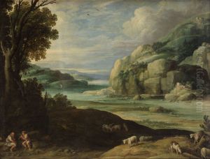 Landschaft mit Merkur und Argus