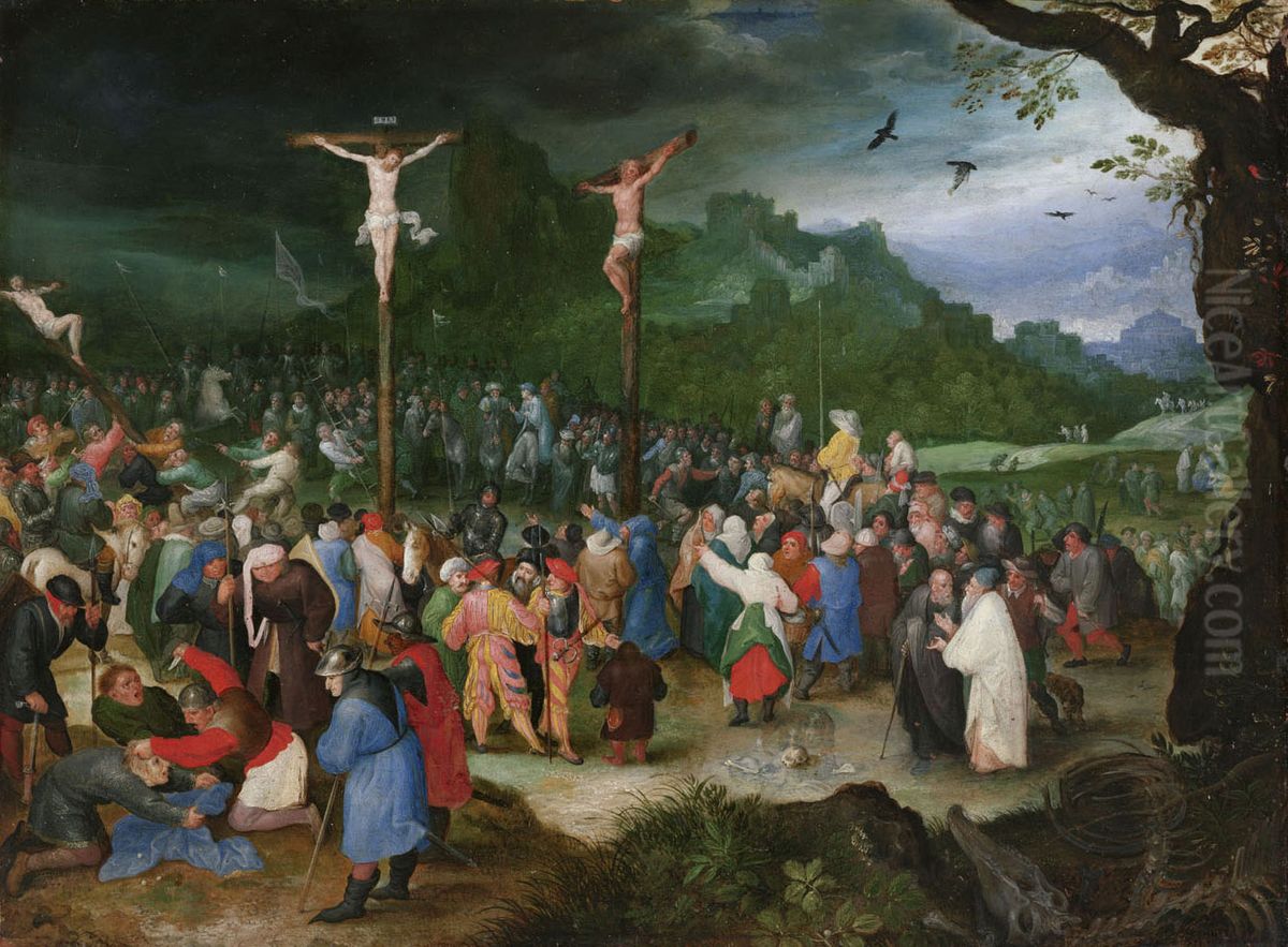 Kreuzigung Christi Oil Painting by Jan Brughel