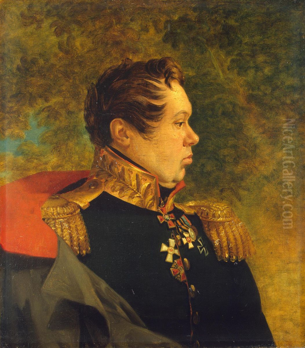 Portrait of Ivan T. Kozlyaninov (1781-1834) Oil Painting by George Dawe Portrait of Ivan T. Kozlyaninov (1781-1834) Oil Painting by George Dawe