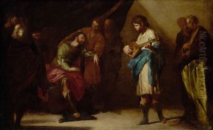 David plays for Saul