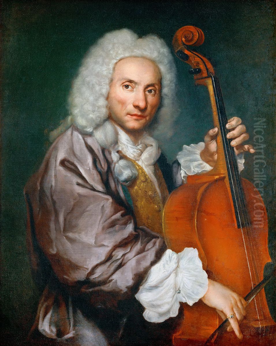 Bildnis eines Cellospielers Oil Painting by Giacomo Ceruti