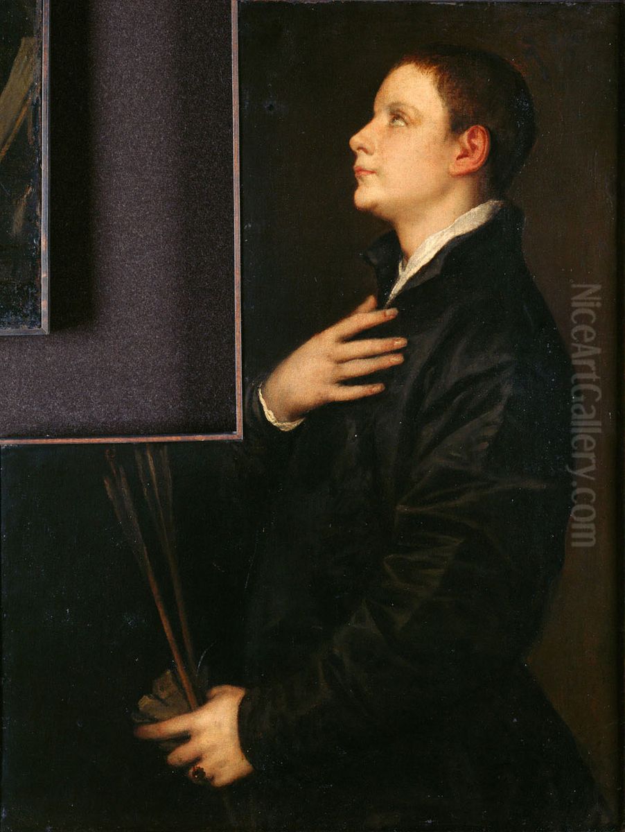 Son of the Orator Francesco Filetto Oil Painting by Titian
