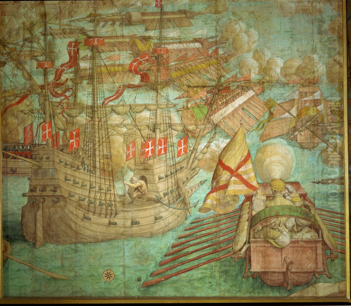 Kriegszug Kaiser Karls V. gegen Tunis (1535): Einnahme von La Goletta Oil Painting by Jan Cornelisz Vermeyen