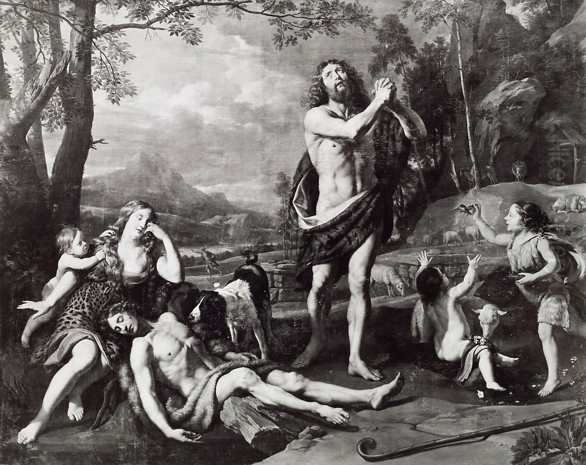 Beweinung Abels Oil Painting by Philippe de Champaigne