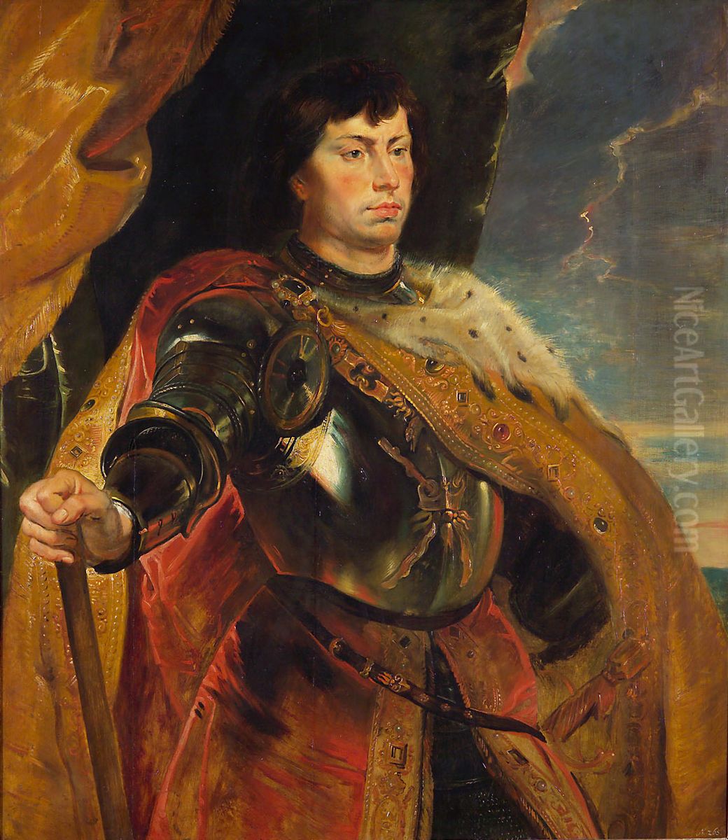 Charles the Bold Oil Painting by (studio of) Rubens, Peter Paul