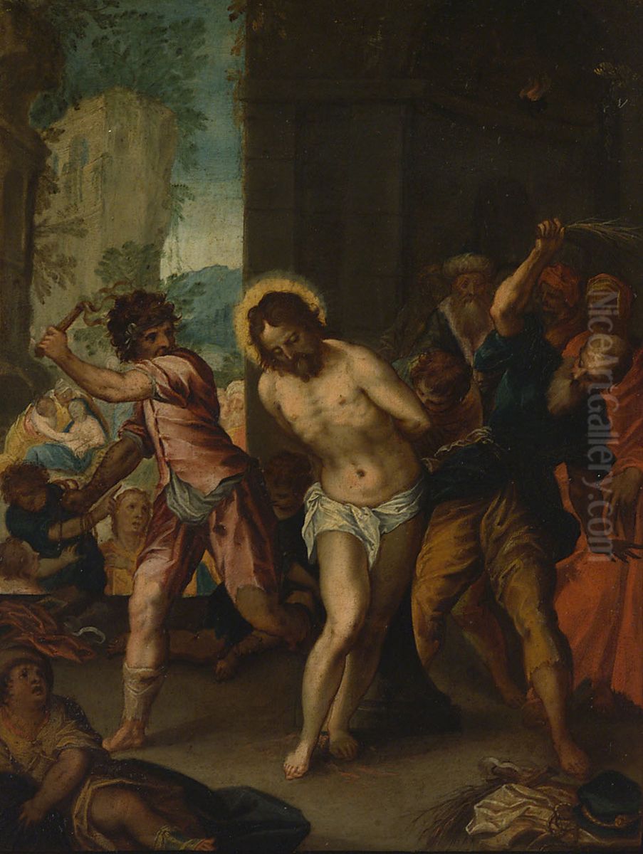 Geisselung Christi Oil Painting by Hans Rottenhammer