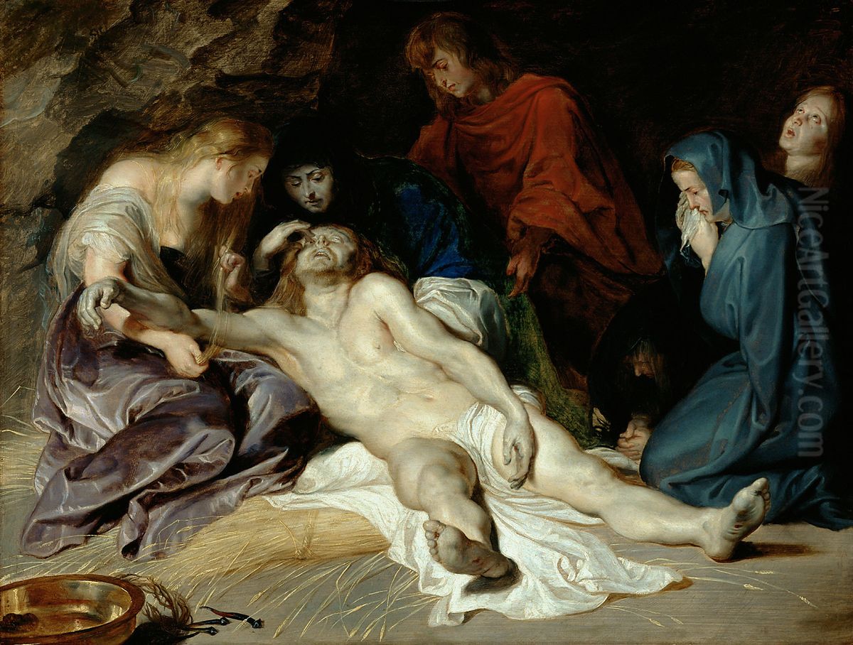 Beweinung Christi Oil Painting by (studio of) Rubens, Peter Paul