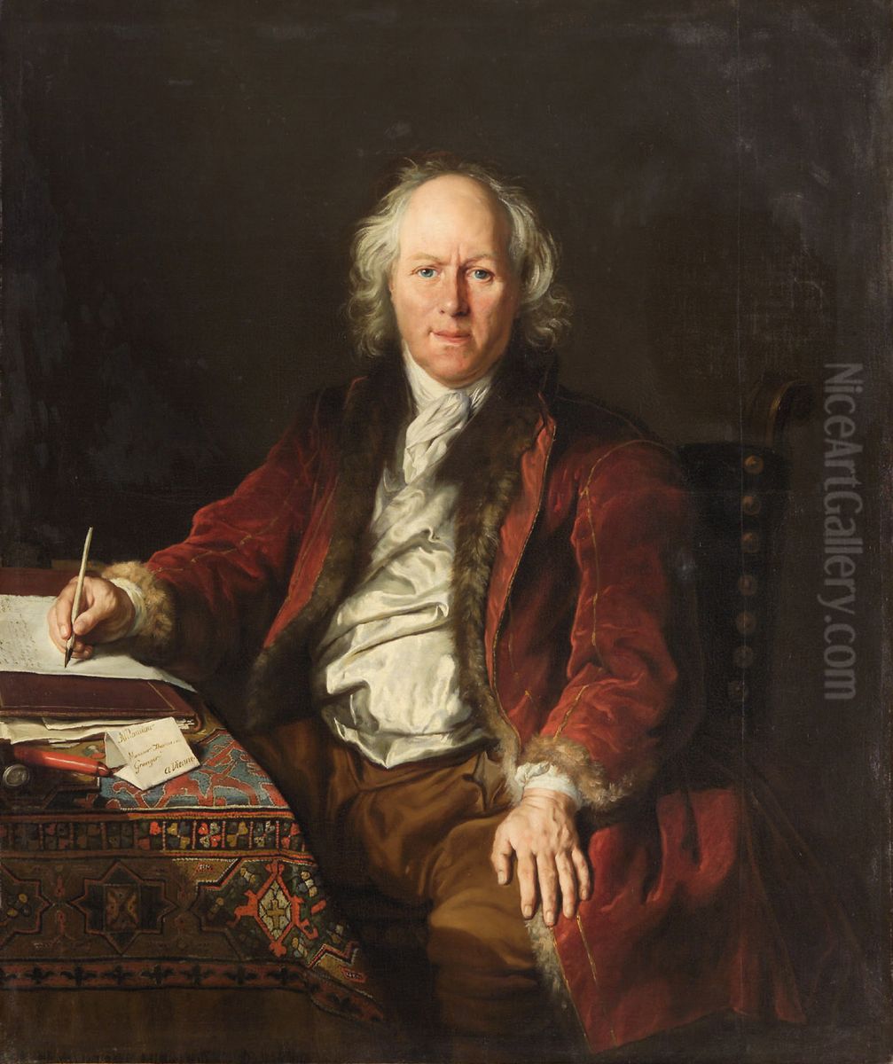 Portrait of Thomas de Granger Oil Painting by Jacob van Schuppen