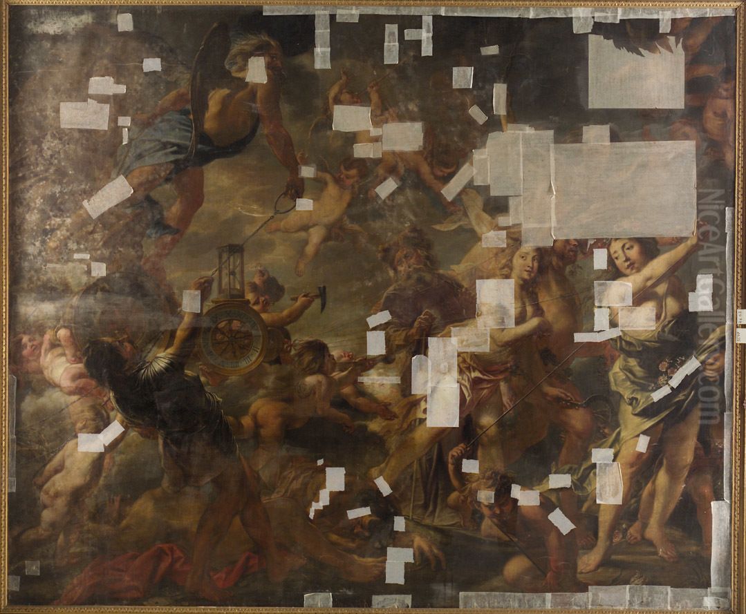 Triumph der Zeit Oil Painting by Cornelis Schut