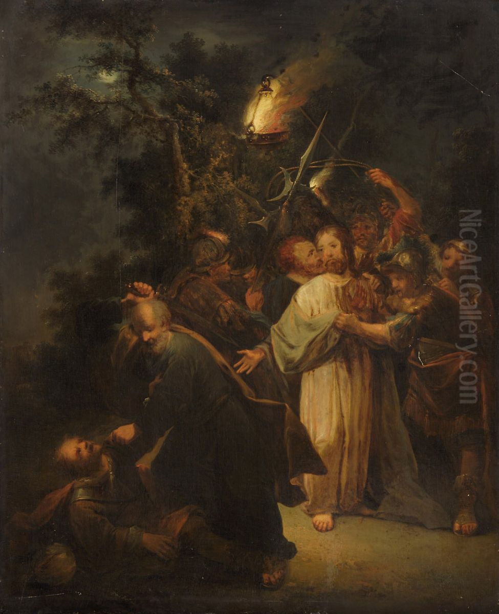 Gefangennahme Christi Oil Painting by Johann Conrad Seekatz