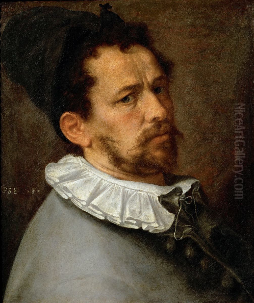 Self-portrait Oil Painting by Bartholomeus Spranger