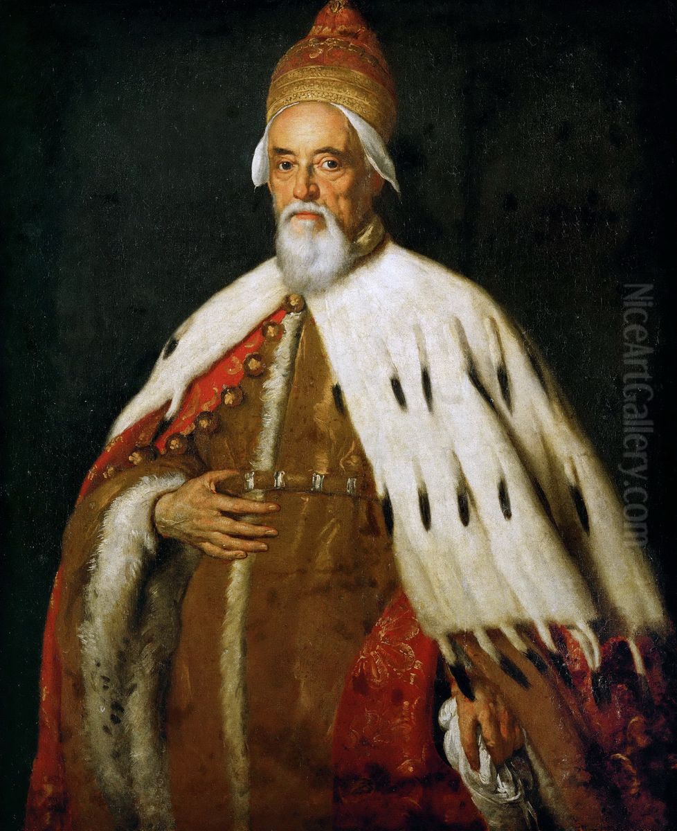 Francesco Erizzo Oil Painting by Bernardo Strozzi