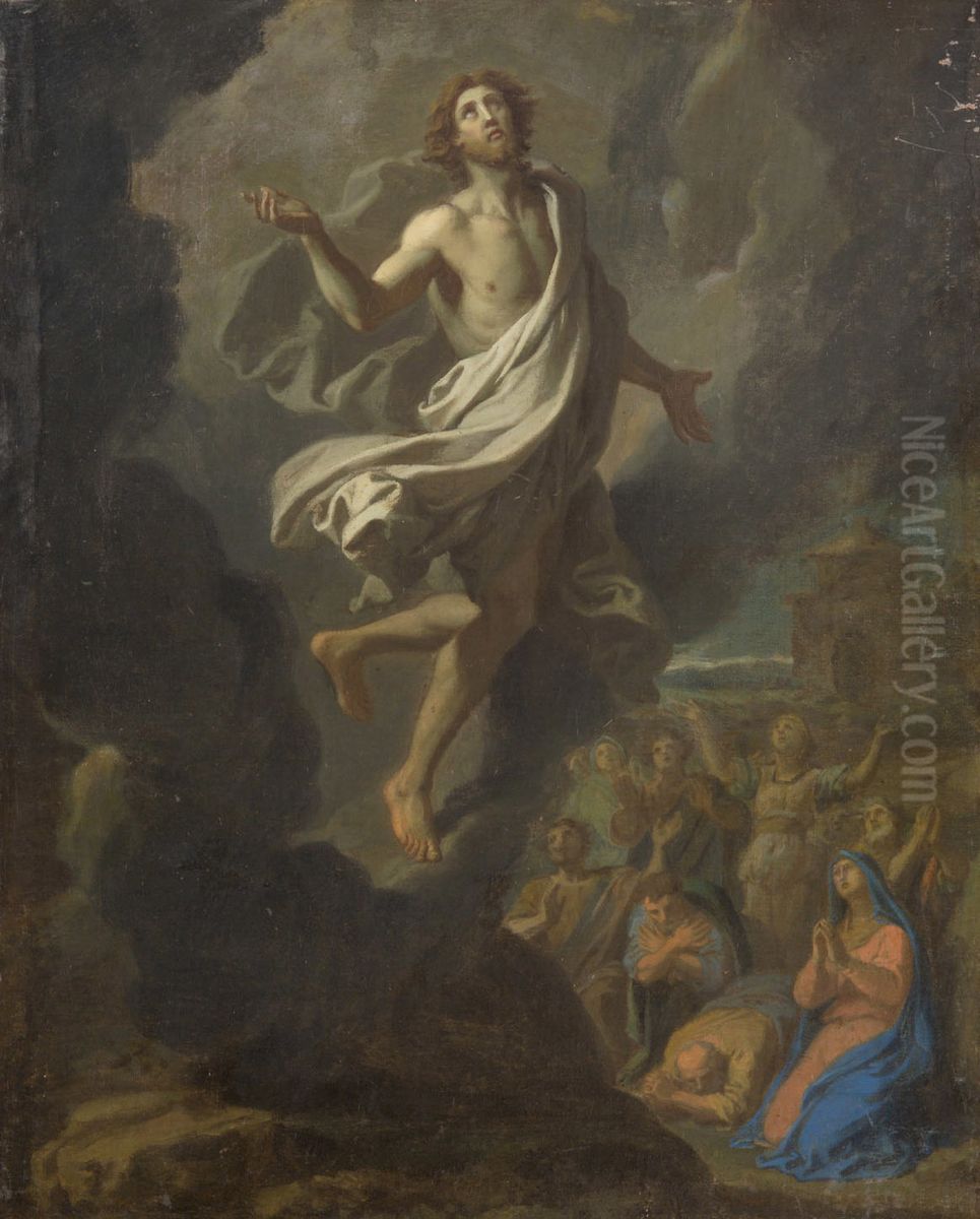 Christi Himmelfahrt Oil Painting by Francois-Alexandre Verdier