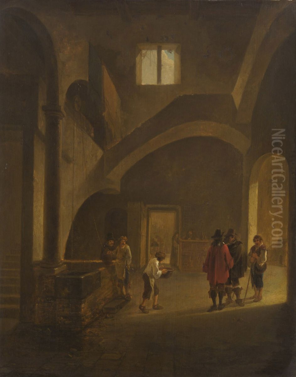 Altes Gebaude Oil Painting by Thomas Wijck