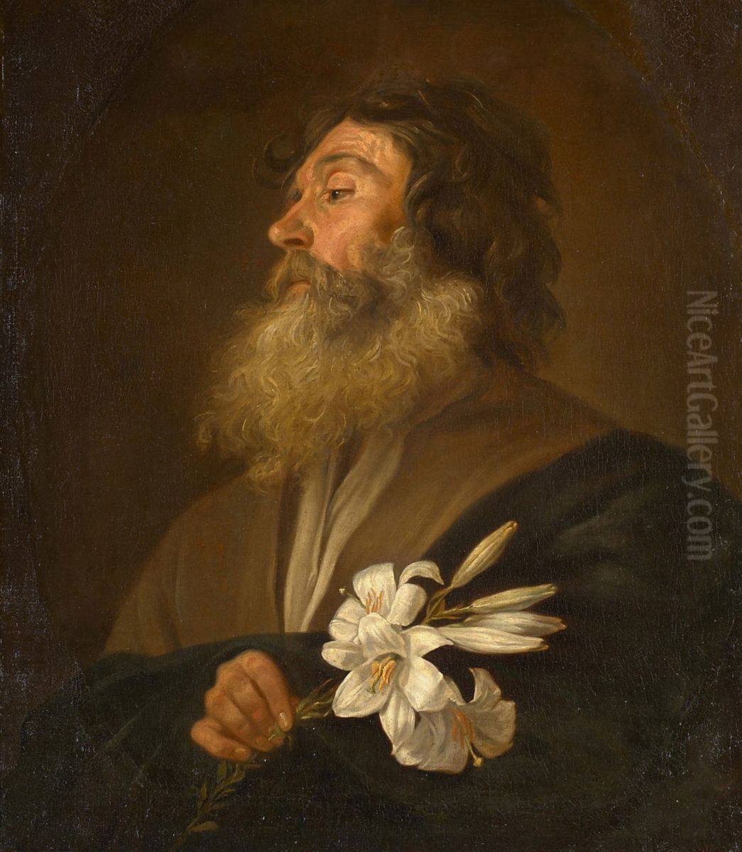 Saint Joseph Oil Painting by Michaelina Wautier