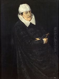 Maria Anna von Bayern (1551-1608), Gemahlin von Karl II. von Innerosterreich, auf dem Totenbett