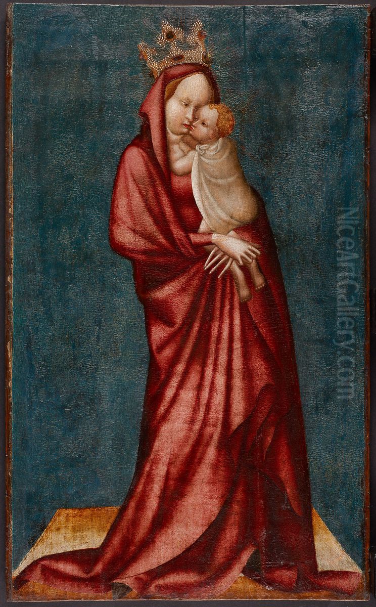Virgin with Child Oil Painting by Master of Heiligenkreuz Abbey Virgin with Child Oil Painting by Master of Heiligenkreuz Abbey