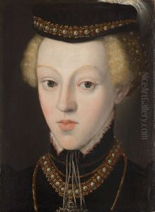 Erzherzogin Johanna (1547-1578), Grossherzogin von Toskana im Alter von etwa 9 - 10 Jahren, Brustbild