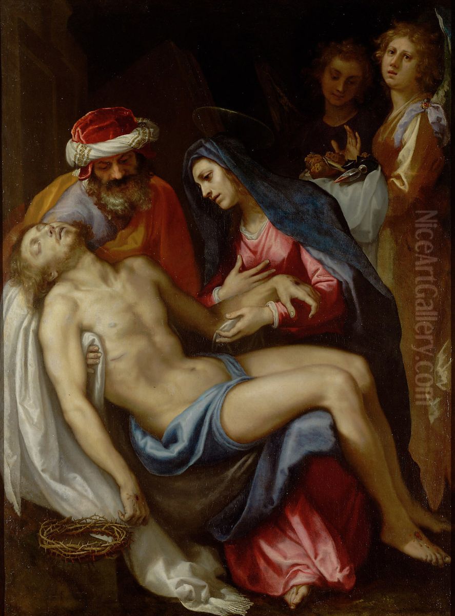 Beweinung Christi Oil Painting by Cigoli