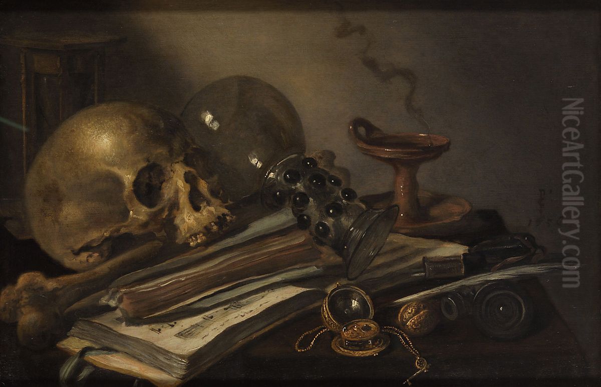 Vanitas still life Oil Painting by Pieter Claesz