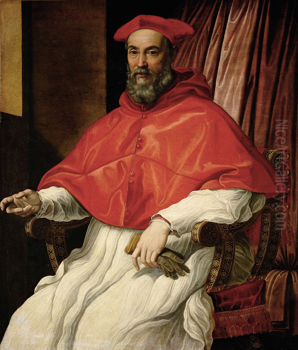 Bildnis eines Kardinals Oil Painting by Jacopino del Conte