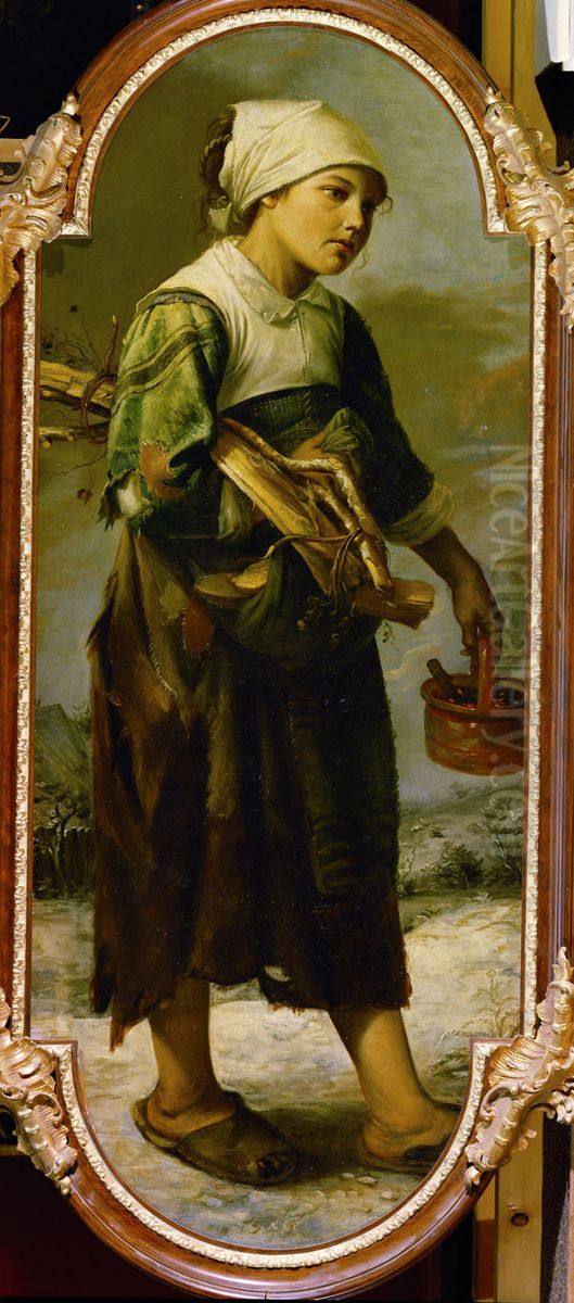 Child Beggar Oil Painting by Joos van Craesbeeck