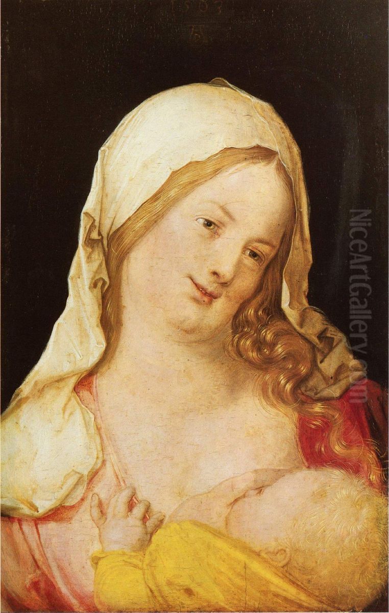 Maria mit dem Kind Oil Painting by Albrecht Durer