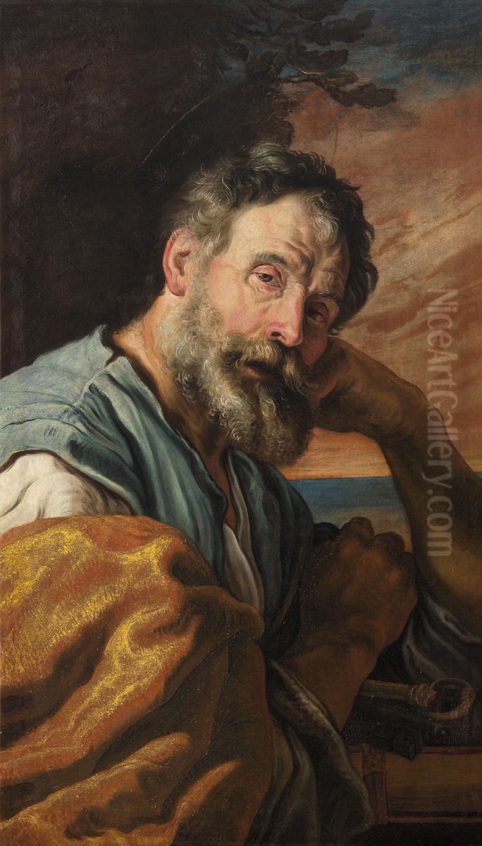 Reuiger Petrus Oil Painting by Domenico Fetti