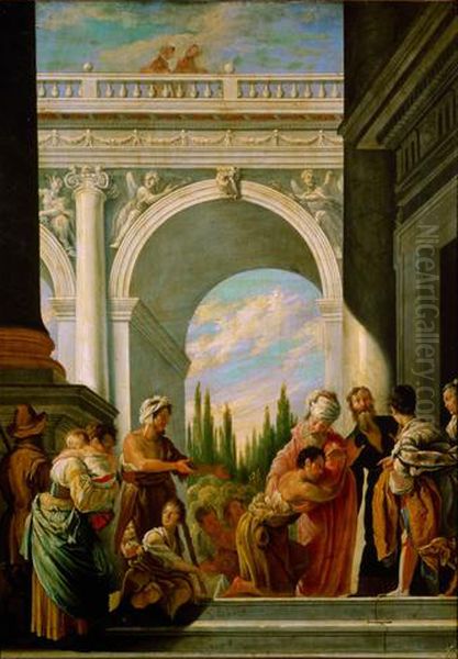 Gleichnis vom verlorenen Sohn Oil Painting by Domenico Fetti