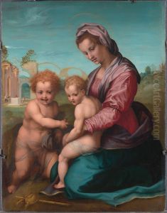 Maria mit Kind und Johannesknaben