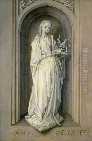 Genevieve Oil Painting by Hugo Van Der Goes