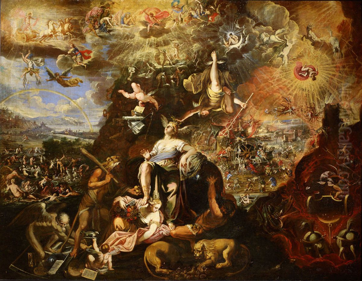 Allegorie Oil Painting by Joseph Heintz the Younger